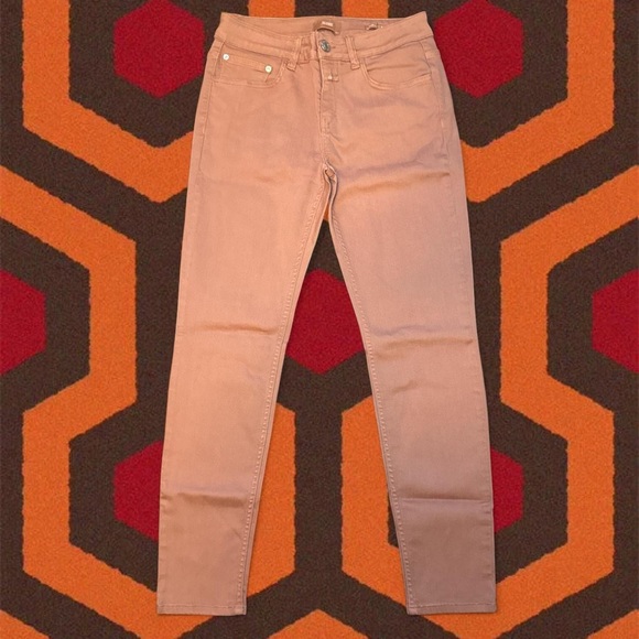 Closed Denim - NWT CLOSED BAKER Mid-Rise Sandy Tan Skinny Cut Colored Denim Jeans — Size 27
